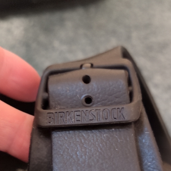 ❤️Birkenstock Black Waterproof Plastic Double Strap Sandals - Picture 5 of 5